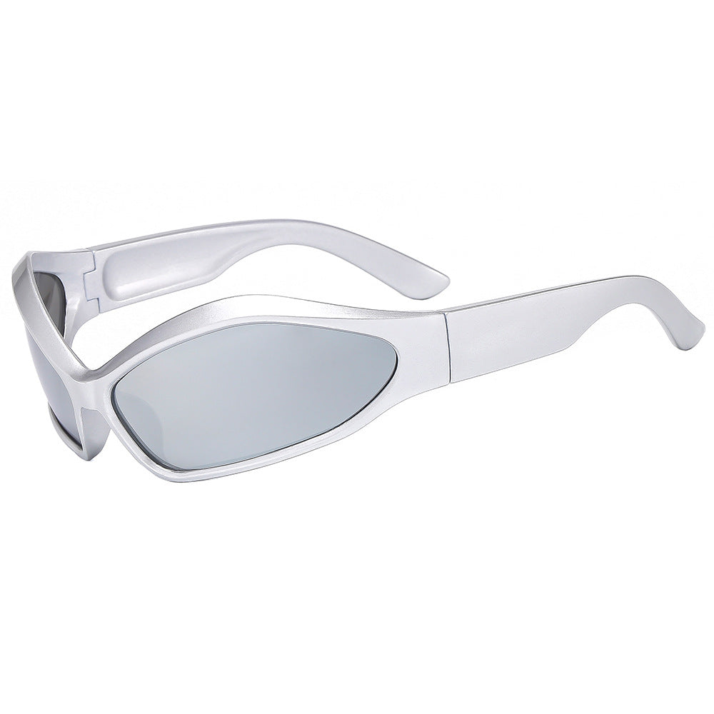 Wholesale Y2K Personalized Oval Color Matching PC Sunglasses